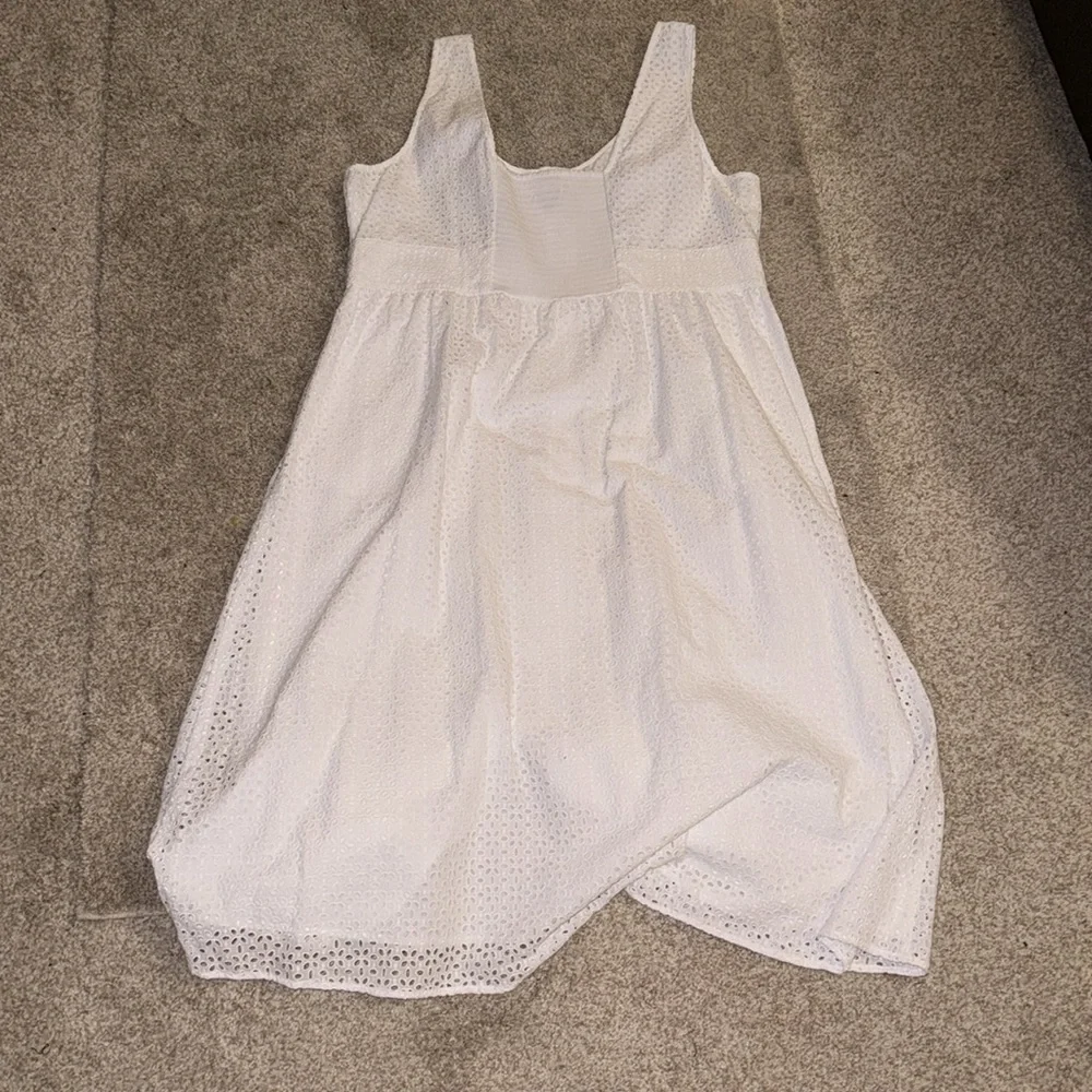 J. Crew NWT❗️Button Front Eyelet Dress with Elastic Back